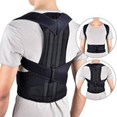 Back Correction Belt Posture Corrector - Black